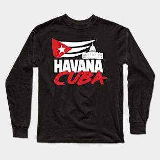 Havana Cuba Holiday Long Sleeve T-Shirt